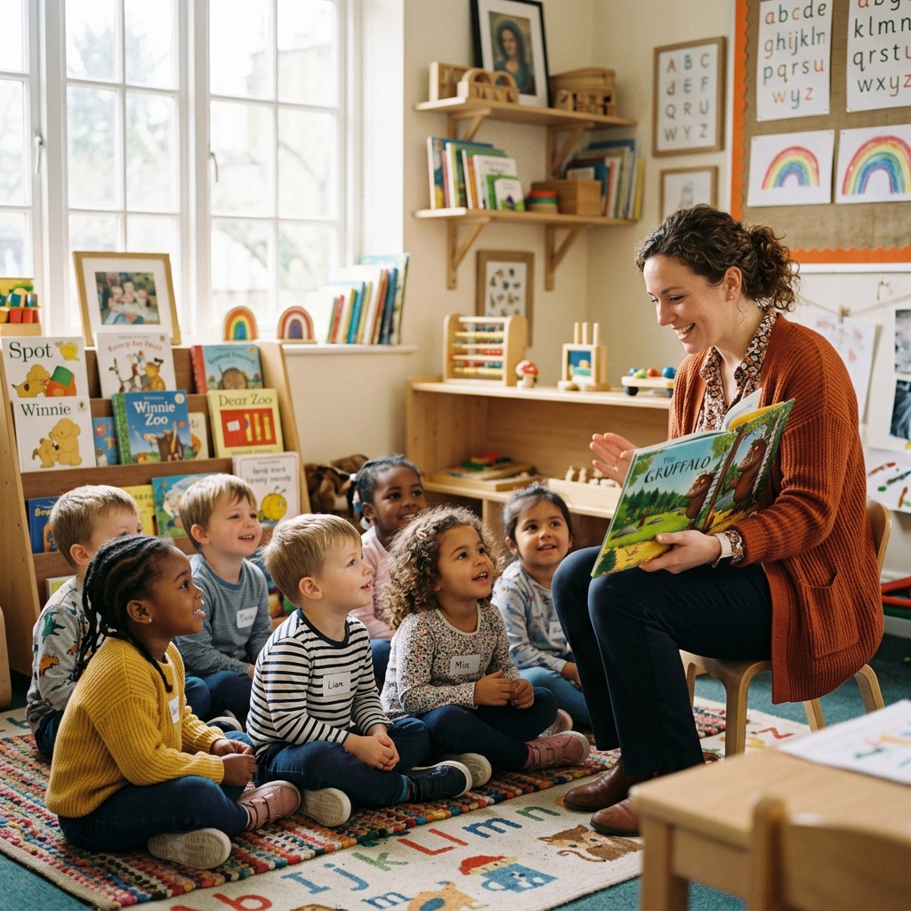Clase de inglés para niños